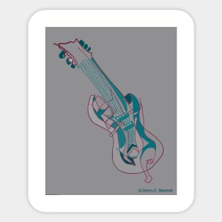 The Guitar Sticker